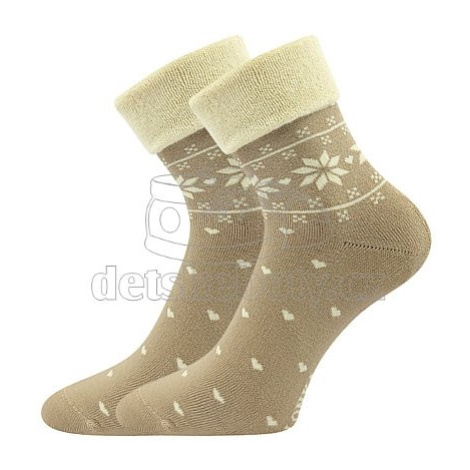 Dětské ponožky LONKA Frotana angora béžová