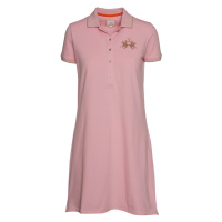 Šaty la martina woman polo dress s/s piquet st růžová