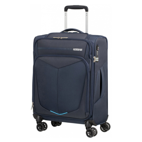 American Tourister Kabinový cestovní kufr Summerfunk Bizz Smart 39,5 l - tmavě modrá