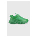 Kožené sneakers boty Miss Sixty zelená barva