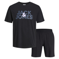 Jack&Jones Pánské pyžamo JACULA Standard Fit 12255000 Black