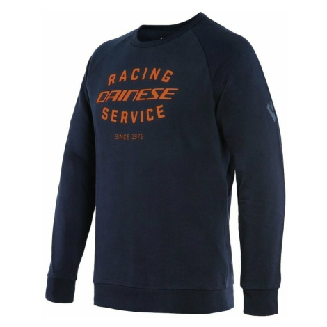 Dainese Paddock Sweatshirt Black Iris/Flame Orange Mikina