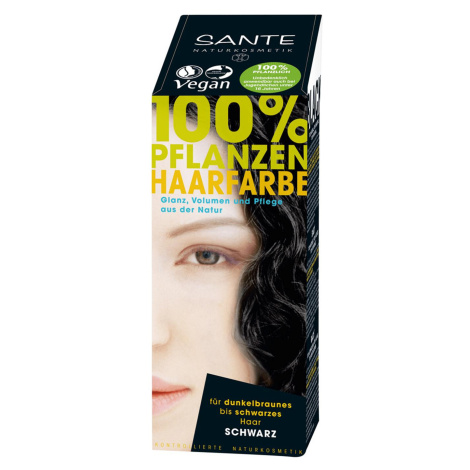SANTE Rostlinná barva na vlasy černá 100 g Sante Naturkosmetik