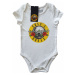 Guns N Roses kojenecké body tričko, Classic Logo White, dětské