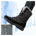 Horolezecké zimní boty pánské voděodolné sněhule s kožíškem
