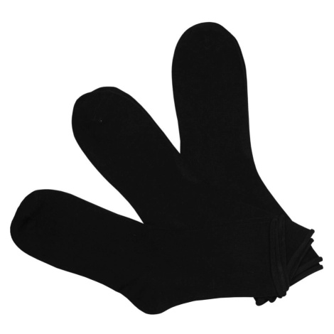 Dámské zdravotní ponožky bavlna LW3010C - 3bal černá PESAIL