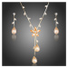 Francesca Petrucci Souprava náhrdelníku a náušnic Swarovski Elements Monicalaure SET0138 Zlatá 4