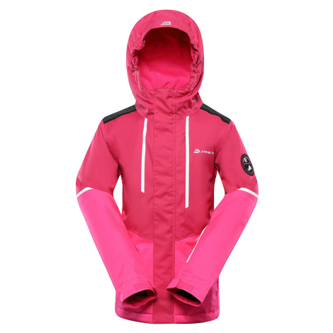 Dětská lyžařská bunda s membránou PTX Alpine Pro ZARIBO - růžová