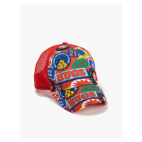 Koton Mesh Cap Hat Printed Multicolor