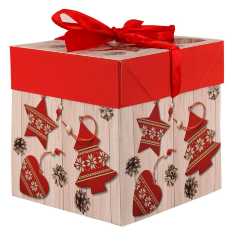 Vánoční dárková krabička 16 cm