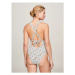 Dámské šaty 1 Piece PLUNGE ONE PIECE UW0UW052730F9 - Tommy Hilfiger