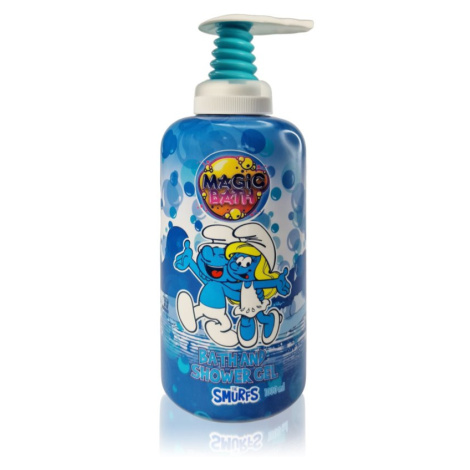 The Smurfs Magic Bath Bath & Shower Gel sprchový a koupelový gel pro děti 1000 ml