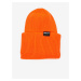 Oranžová pánská žebrovaná zimní čepice Replay