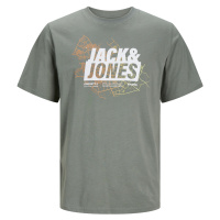 Jack&Jones Pánské triko JCOMAP Regular Fit 12252376 Agave Green