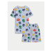 Světle modré klučičí pyžamo s fotbalovým motivem Marks & Spencer