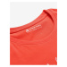 Dámské bavlněné triko ALPINE PRO CELGA oranžová