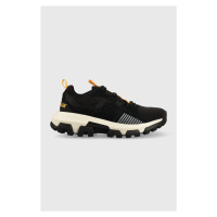 Semišové sneakers boty Caterpillar černá barva