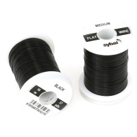 Sybai Barevný Drátek Flat Colour Wire Medium Black