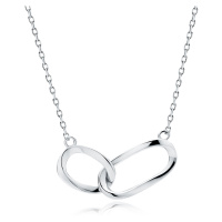 OLIVIE Stříbrný náhrdelník ŘETĚZ 8457