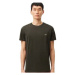 Lacoste Cotton Pima Crew Neck T-Shirt Dark Khaki Green Zelená