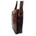 Sendi Design Pánská kožená taška přes rameno DANDY hnědá melír