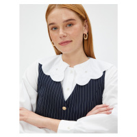 Koton Baby Collar Shirt With Embroidery Detail Cotton