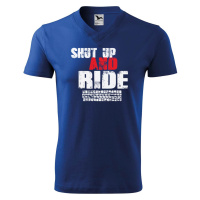 DOBRÝ TRIKO Pánské V tričko Shut up and Ride