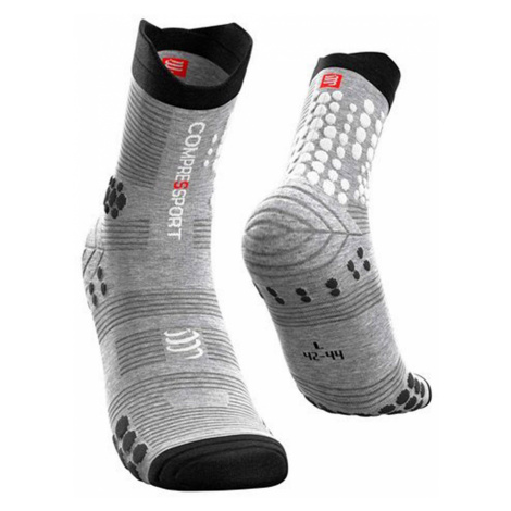Ponožky Compressport PRORACING SOCKS V3.0 TRAIL šedá