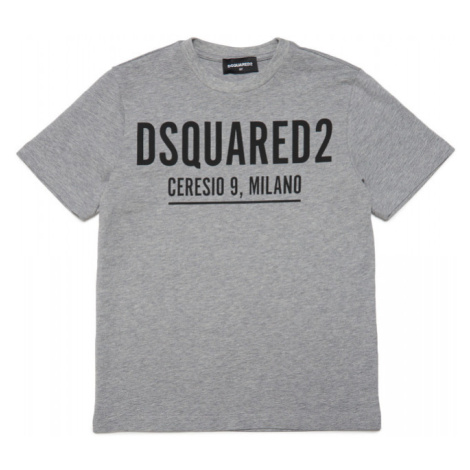 Tričko dsquared relax t-shirt šedá Dsquared²