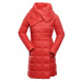 Alpine Pro Ikma Dámský ultralehký zimní kabát LCTS132 paprikově červená