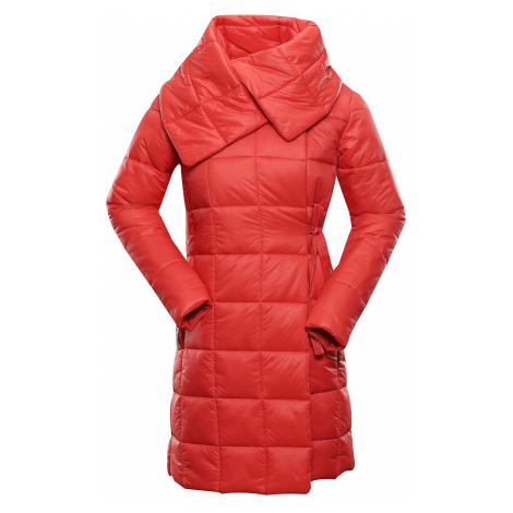 ALPINE PRO IKMA Dámský ultralehký zimní kabát LCTS132408 paprikově červená