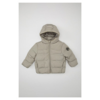 DEFACTO Baby Boy Hooded Water Repellent Fabric Puffer Jacket