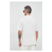 Tričko Tommy Hilfiger x Shawn Mendes béžová barva, s potiskem