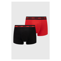 Boxerky HUGO (2-pack) pánské, červená barva, 50469775