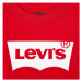 Levis LIGHT BRIGHT CROPPED TEE Červená