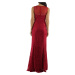 Společenské a šaty krajkové dlouhé Paris červené Červená Paris model 15042343 - CHARM&#39;S Pari