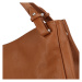 Luxusní kožená kabelka Irene, hnědá
