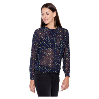 Katrus Woman's Shirt K135 Navy Blue