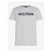 Bílé pánské vzorované tričko Tommy Hilfiger
