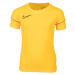 Nike DRI-FIT ACADEMY Dětské fotbalové tričko, žlutá, velikost