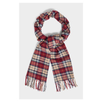 ŠÁLA GANT MULTI CHECK SCARF červená