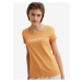 Oranžové dámské žíhané tričko Tom Tailor Denim