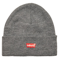 Levis RED BATWING EMBROIDERED SLOUCHY BEANIE Šedá