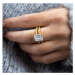 OLIVIE Stříbrný prsten VIVIEN GOLD 8448