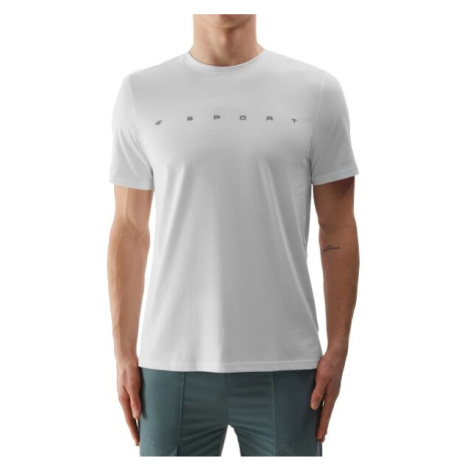 4F TSHIRT Pánské triko, bílá, velikost