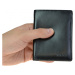 SEGALI Pánská kožená peněženka SG-27476 černá