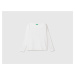 Benetton, T-shirt With Boat Neck In 100% Cotton