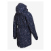 Tmavě modrý holčičí softshellový kabát ALPINE PRO Ilemo
