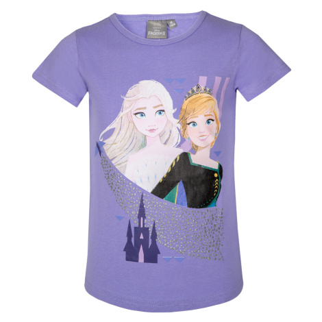 Frozen - licence Dívčí tričko - Frozen 205, fialková Barva: Fialková