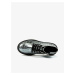 Holčičí kotníkové boty ve stříbrné barvě se zvířecím vzorem Richter
